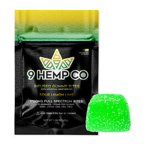 9 Hemp Co - Delta 9 Gummies Sour Lemon Lime